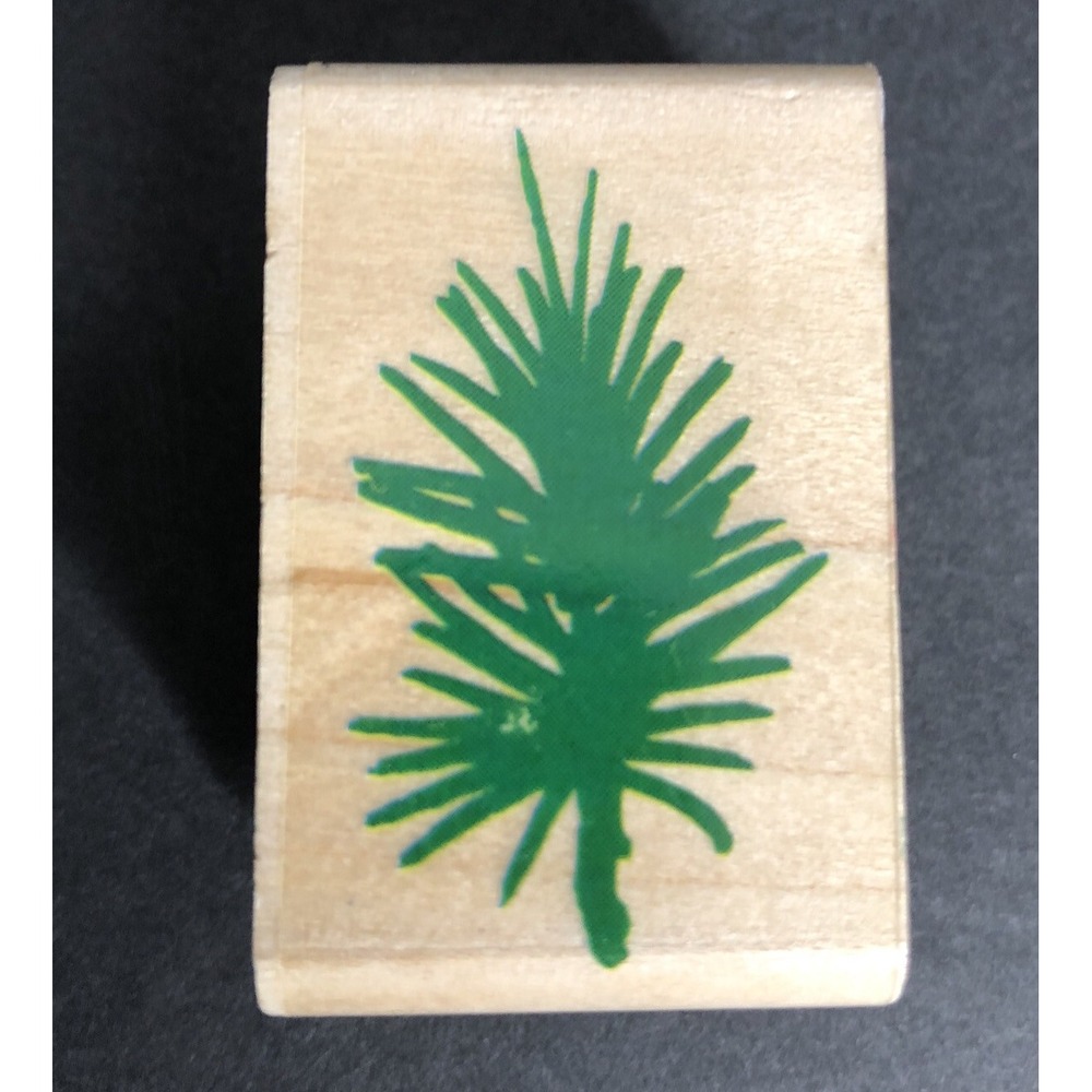 Rubber Stampede Posh Impressions Rubber Stamp Posh Pine Wood Mounted